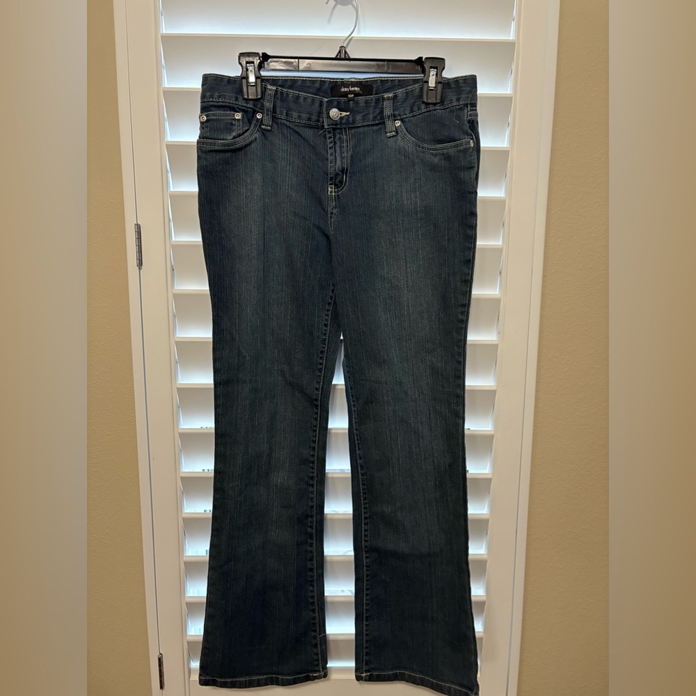 Daisy Fuentes Dark Blue Boot Cut Jeans